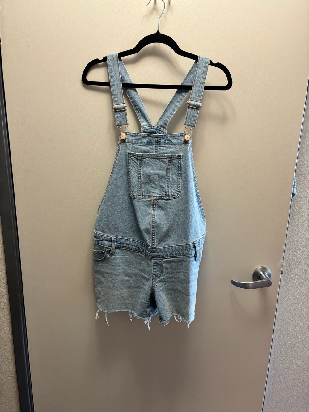 Isabel Maternity by Ingrid & Isabel Light Blue Denim Shortall